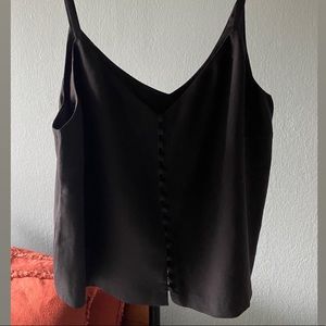 Madewell tank top with buttons down the front
